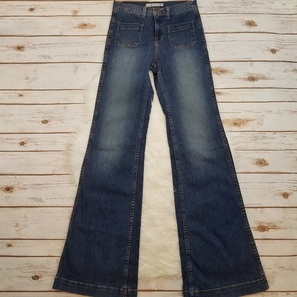 J BRAND High Rise Wide Flare Leg Bette Jeans 26 - Picture 3 of 8